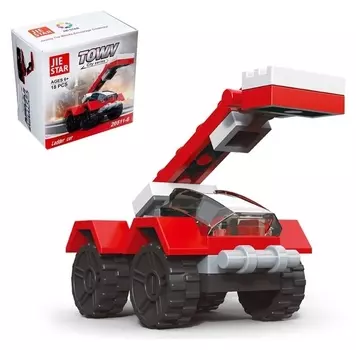 Конструктор город «Пожарка», 18 деталей