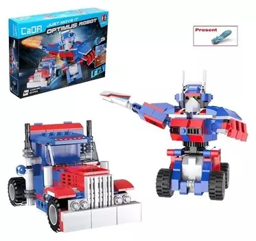 Конструктор инерционный «Автобот», 2 варианта сборки, 251 деталь