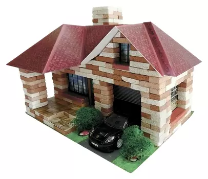 Конструктор из кирпичиков «Домик» 350 элементов