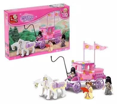 Конструктор Королевская карета 137 деталей