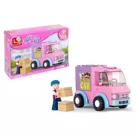 Конструктор Курьерская машина 102 детали