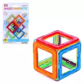 Конструктор магнитный «Цветные магниты», 6 деталей