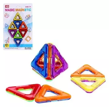 Конструктор магнитный «Цветные магниты», 8 деталей