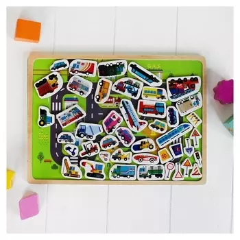 Конструктор магнитный Городское движение