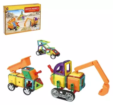 Конструктор магнитный Магический магнит, 162 детали