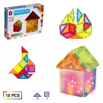 Конструктор магнитный «Магический магнит», 18 деталей
