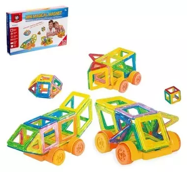 Конструктор магнитный «Мини магический магнит», 32 детали