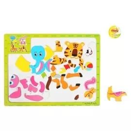 Конструктор магнитный «Зверята»