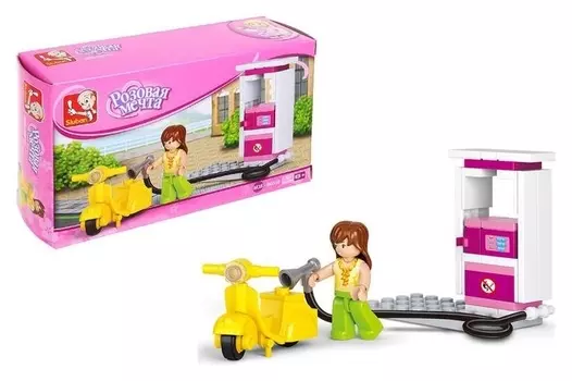 Конструктор Мини-автозаправочная стация 37 деталей