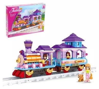 Конструктор «Модный поезд», 376 деталей