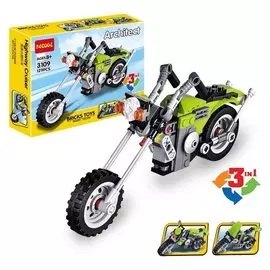 Конструктор Мотоцикл 129 деталей