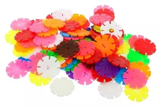 Конструктор-мозаика «Снежинки», 100 деталей