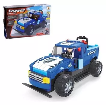 Конструктор на радиоуправлении Полицейский джип 236 деталей