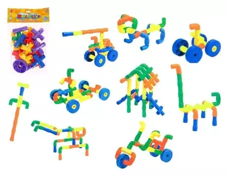 Конструктор «Обучающие трубочки», 27 деталей