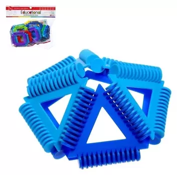 Конструктор обучающий «Геометрические фигуры», 18 деталей