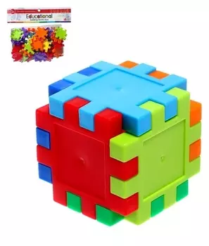 Конструктор обучающий «Квадратики», 37 деталей