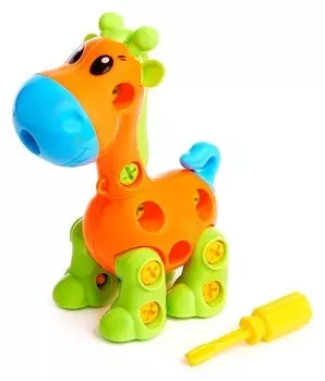 Конструктор отвёрточный Жираф 16 деталей