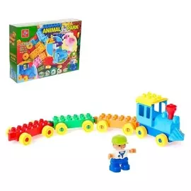 Конструктор «Паровозик», 127 деталей