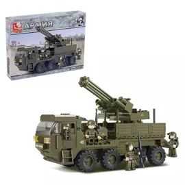 Конструктор «Передвижной пулемёт», 306 деталей