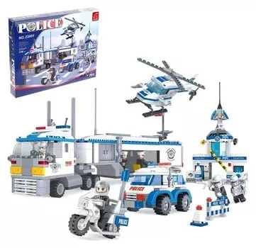 Конструктор «Полицейский пост», 779 деталей