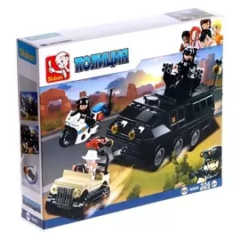 Конструктор полиция «Погоня», 324 детали