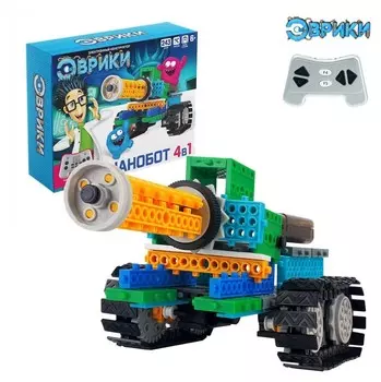 Конструктор радиоуправляемый Нанотанк 4 варианта сборки