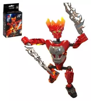 Конструктор-робот Воин Огня 19 деталей