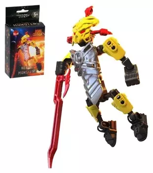 Конструктор-робот Воин Солнца 21 деталь