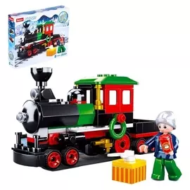 Конструктор розовая мечта «Паровозик», 156 деталей