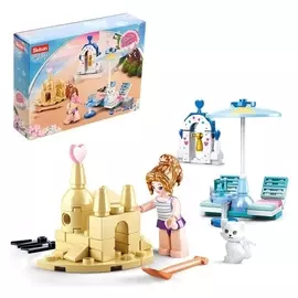 Конструктор розовая мечта «Пляжный отдых», 102 детали
