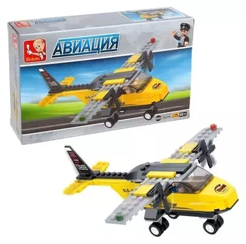 Конструктор Самолёт 110 деталей