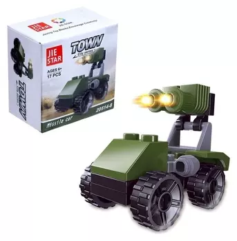 Конструктор «Штурмовая машина», 17 деталей