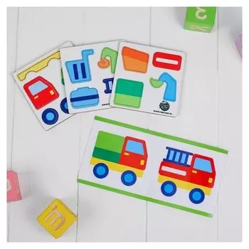 Конструктор Собери по образцу. Машины