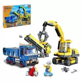 Конструктор «Строительная бригада», 494 детали