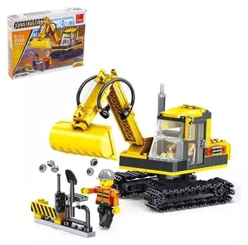 Конструктор строители «Экскаватор», 264 детали