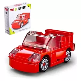 Конструктор «Тачки», 44 детали, цвет красный