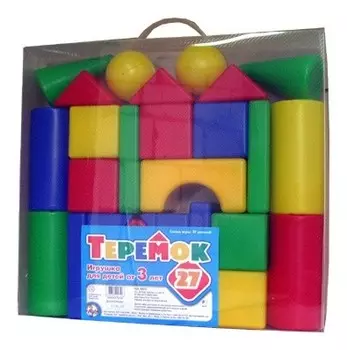 Конструктор Теремок 27 элементов