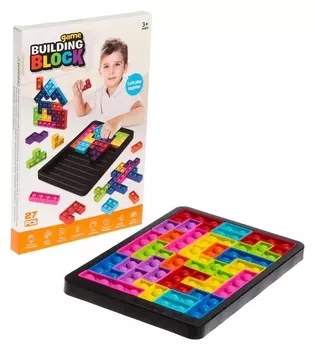 Конструктор тетрис POP IT, 27 деталей