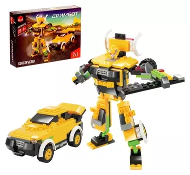 Конструктор-трансформер «Джип», 145 деталей