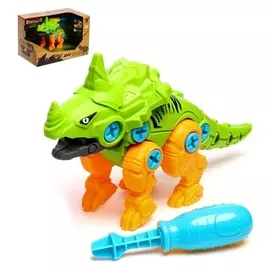 Конструктор винтовой «Динозавр», с отвёрткой