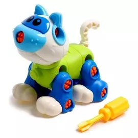 Конструктор винтовой «Кошечка», 43 детали