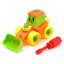 Конструктор винтовой «Трактор», 21 деталь