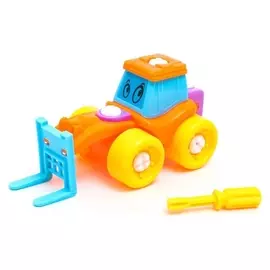 Конструктор винтовой «Трактор», 21 деталь