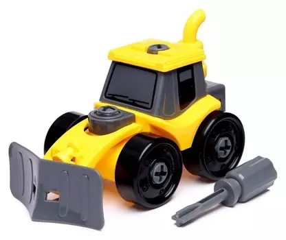 Конструктор винтовой «Трактор», с отверткой, 22 детали