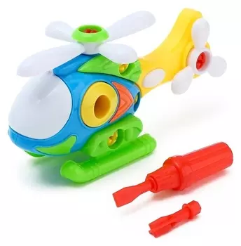 Конструктор винтовой «Вертолёт», 28 деталей