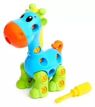 Конструктор винтовой «Жирафик», 16 деталей