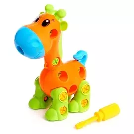 Конструктор винтовой «Жирафик», 16 деталей