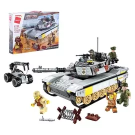 Конструктор военные «Штурмовой танк», 5 минифигур и 482 детали
