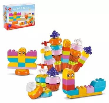Конструктор «Забавные кексы», 30 деталей