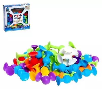 Конструктор «Забавные присоски», 50 деталей